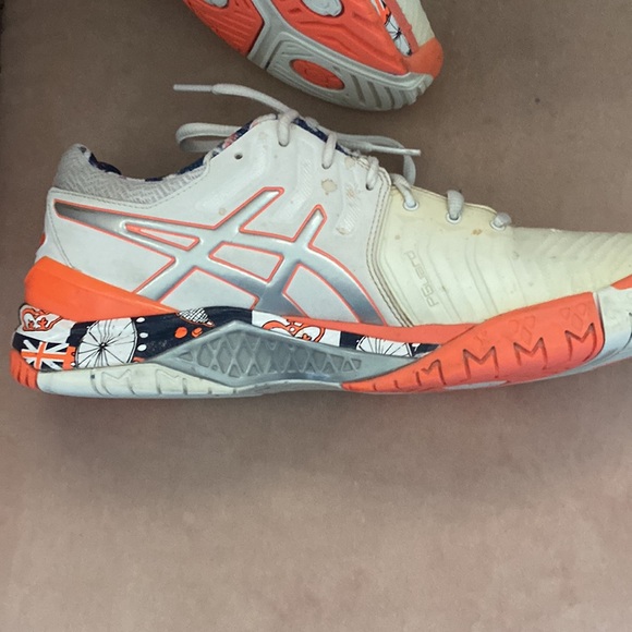 ASICS Gel Resolution 7 Limited Edition Wimbledon Tennis Shoes - Size 10 - Picture 6 of 10